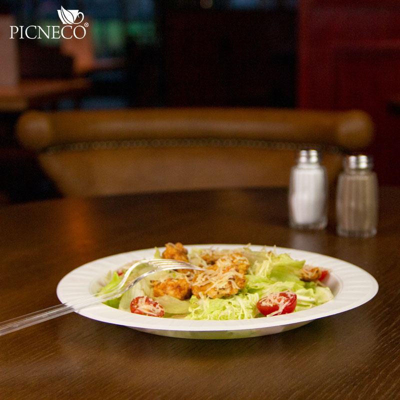 товар Одноразовая тарелка, белая, 178 мм TL027