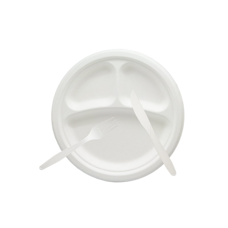 товар Одноразовая секционная тарелка, 261 мм, 3 секции TL007