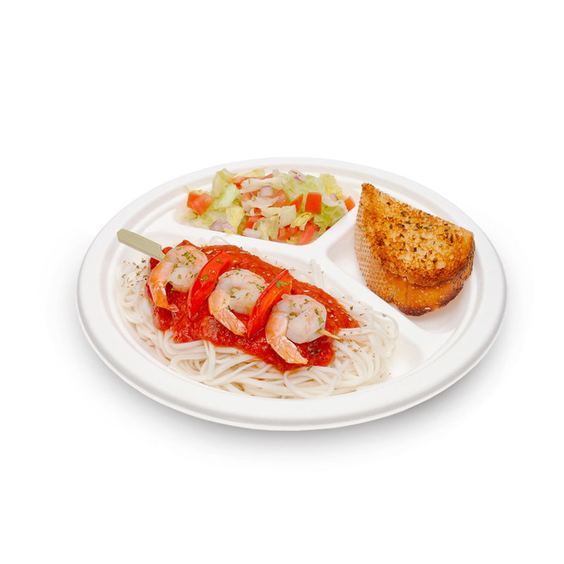 товар Одноразовая секционная тарелка, 261 мм, 3 секции TL007