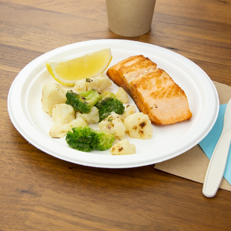 товар Тарелка круглая из целлюлозы, d=230 мм, белая TL013