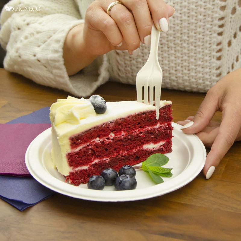 товар Тарелка круглая из целлюлозы, d=180 мм, белая TL011