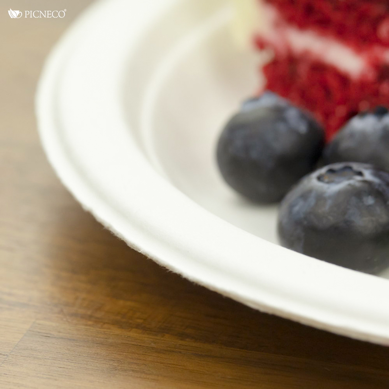 товар Тарелка круглая из целлюлозы, d=180 мм, белая TL011