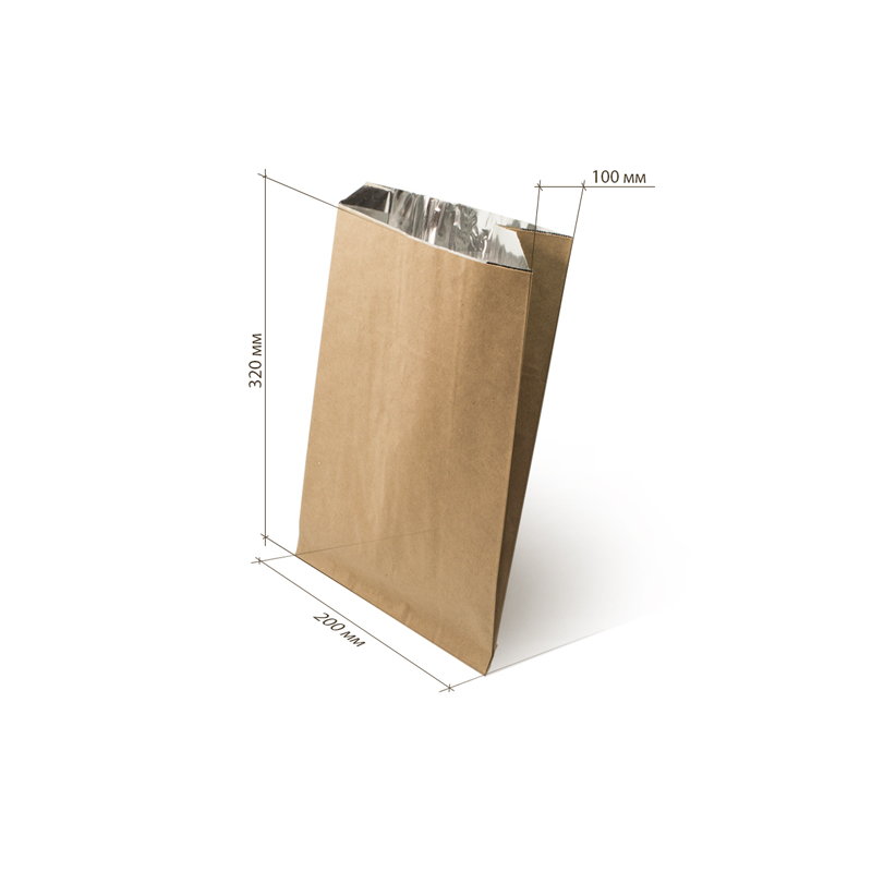 товар Термопакет, 200*100*320 мм, крафт TR020