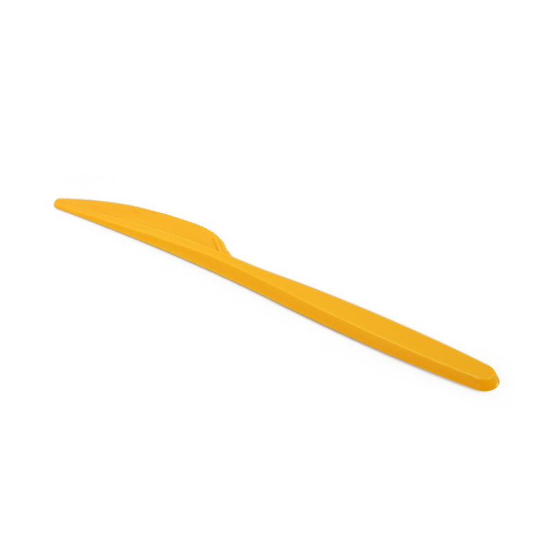 Нож столовый Элит 180 мм, желтый