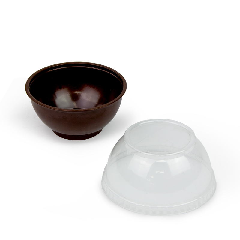 товар Креманка пластиковая, 370 мл. коричневая V4-0074