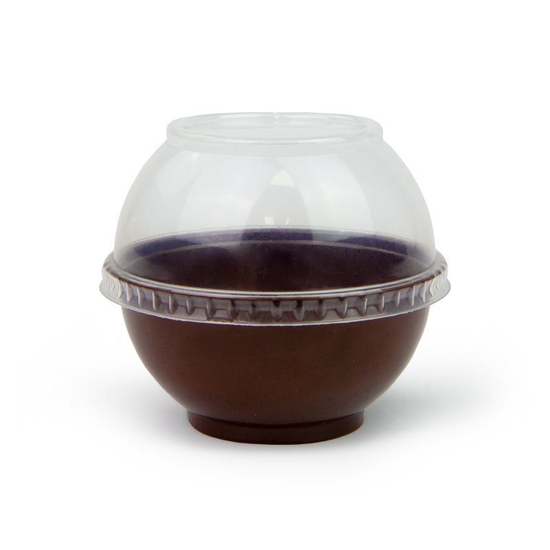 товар Креманка пластиковая, 370 мл. коричневая V4-0074