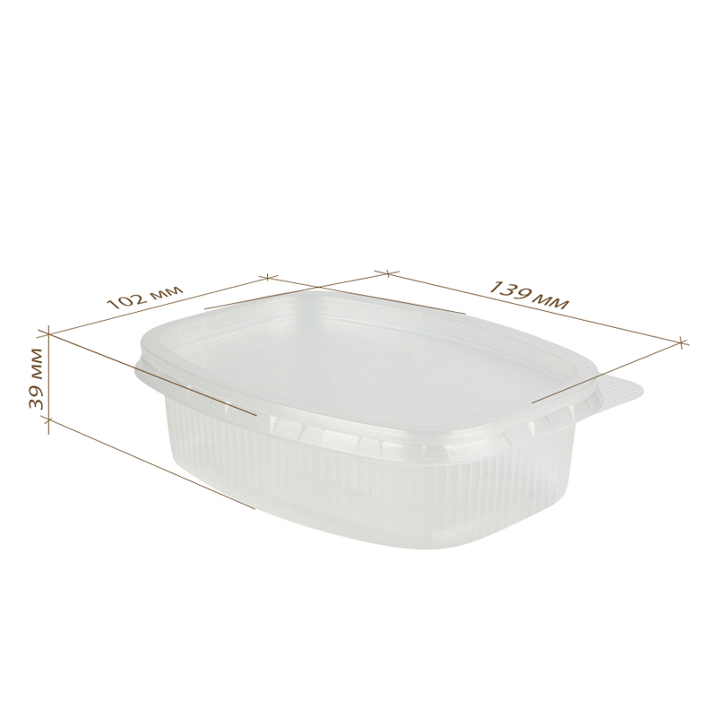 товар Контейнер PP, прозрачный, 139*102*39 мм, 350 мл, серия K-139 V4-0009