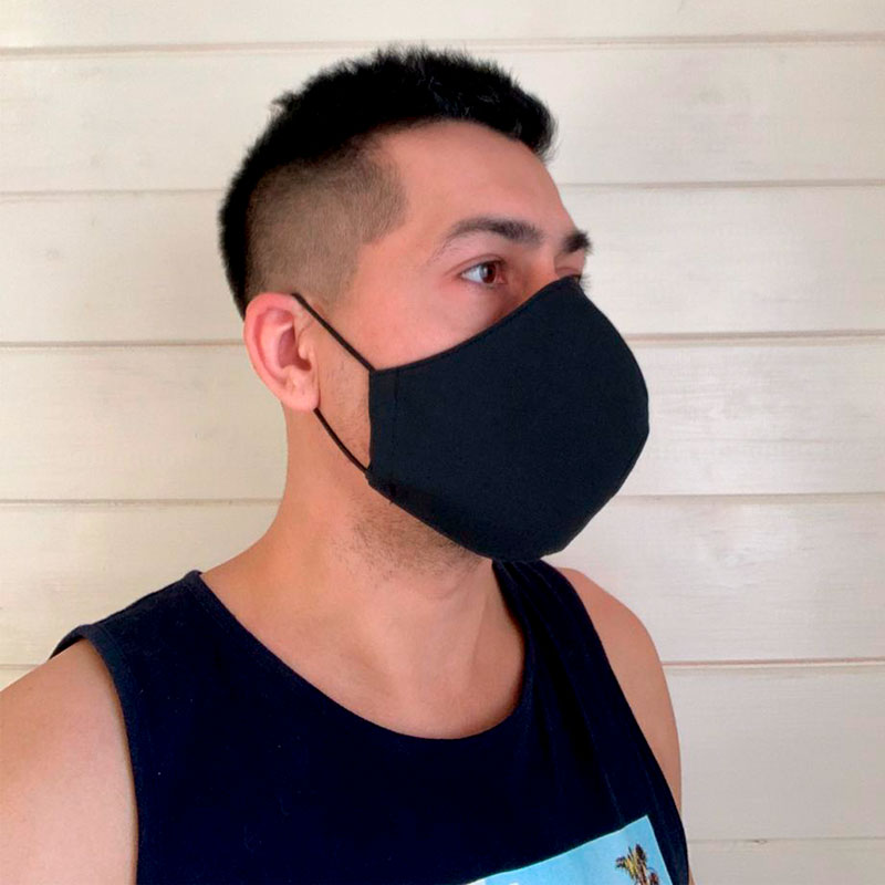 товар Маска защитная многоразовая из ткани (двухслойная) M1-1003