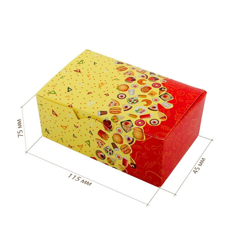 товар Упаковка для куриных крыльев и наггетсов, 115*75*45 мм, малая Рог изобилия BK373