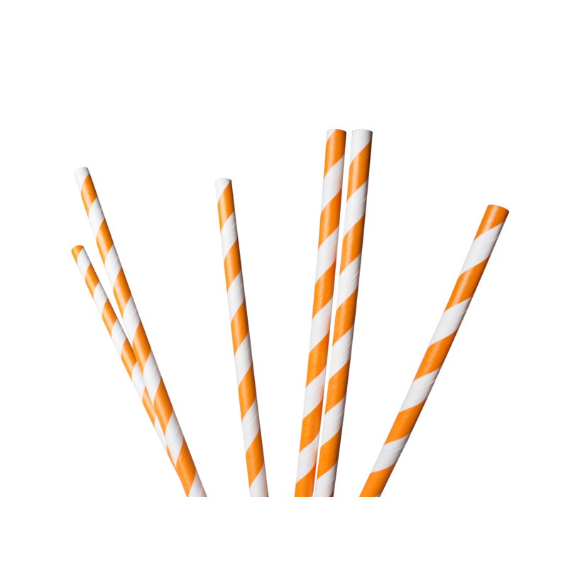 товар Бумажные трубочки "Апельсиновый фреш", 195*6 мм, 250 шт. TB041