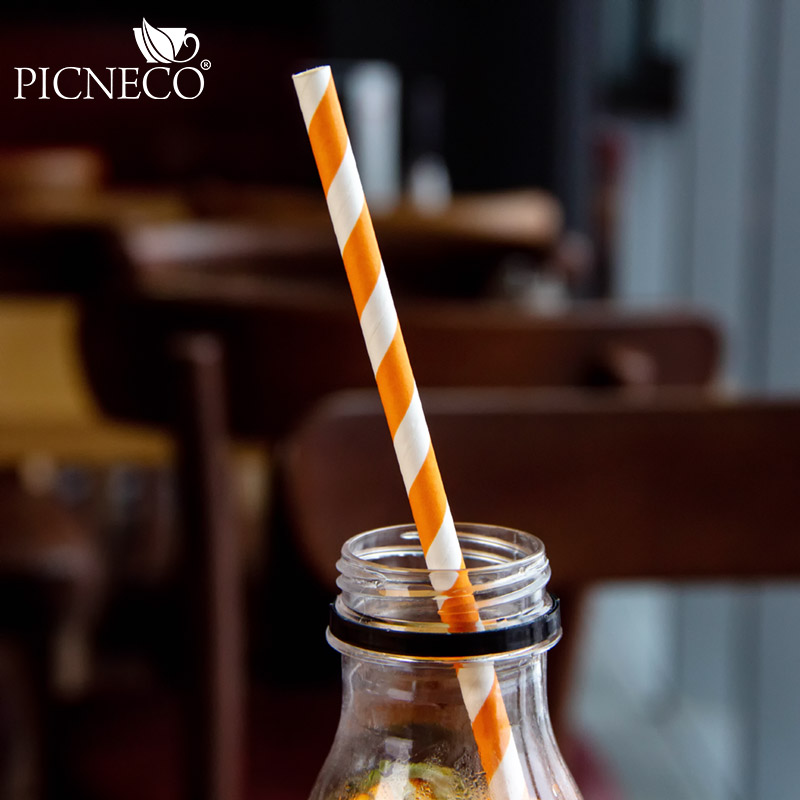 товар Бумажные трубочки "Апельсиновый фреш", 195*6 мм, 250 шт. TB041