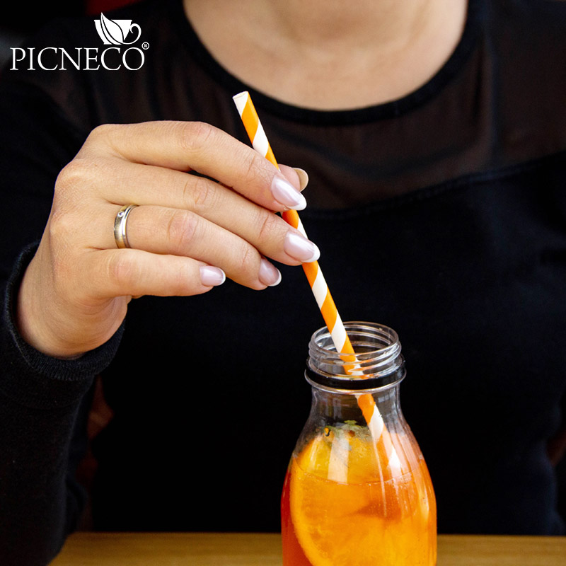 товар Бумажные трубочки "Апельсиновый фреш", 195*6 мм, 250 шт. TB041