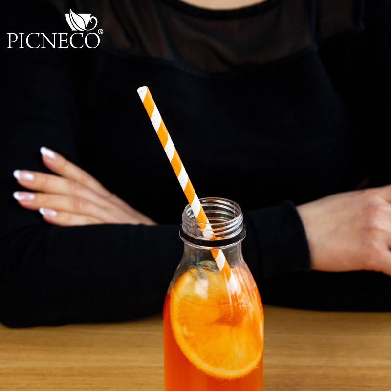 товар Бумажные трубочки "Апельсиновый фреш", 195*6 мм, 250 шт. TB041