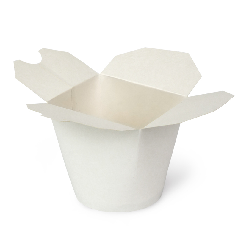 товар Коробка для лапши с круглым дном, 750 мл, белая BK103