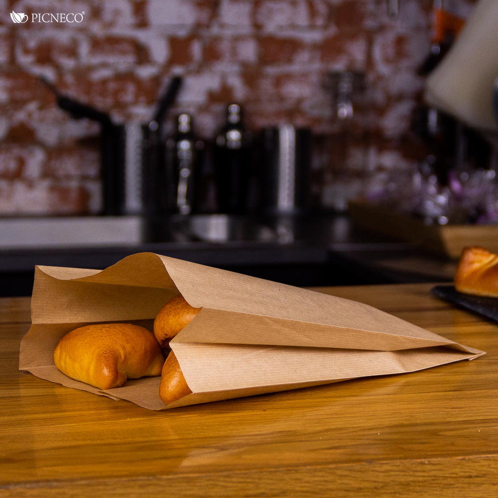 товар Крафт пакет с плоским дном из комбинированного материала, 200*70*300 мм KLL120