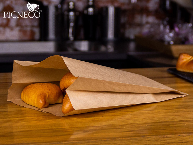 товар Крафт пакет с плоским дном из комбинированного материала, 200*70*300 мм KLL120