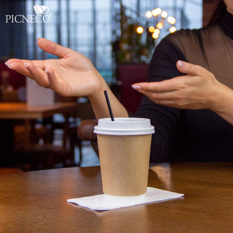 товар Трубочка-размешиватель для горячих и холодных напитков, ПП, черный, 160 мм V4-0065