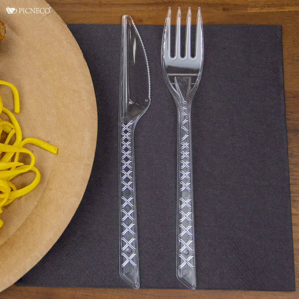 товар Прозрачная пластиковая вилка, 170 мм SPP002