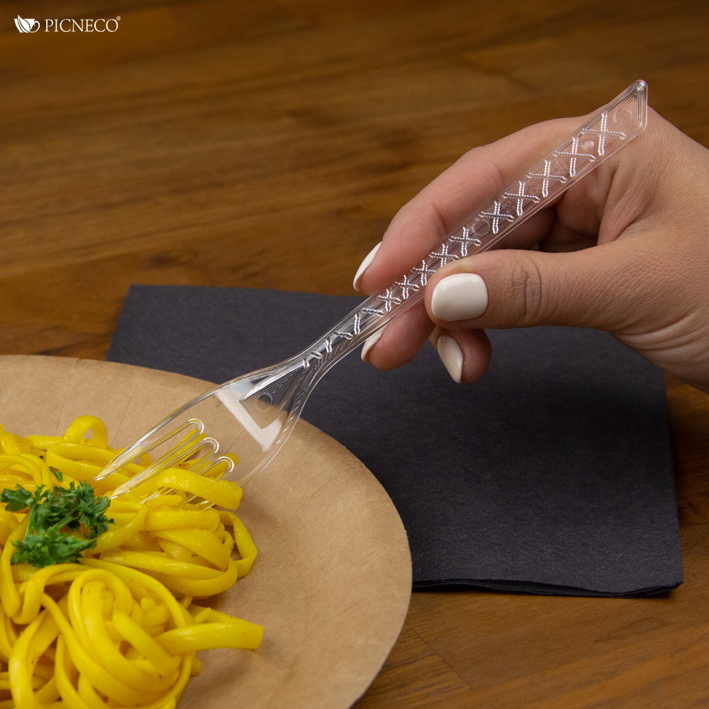 товар Прозрачная пластиковая вилка, 170 мм SPP002