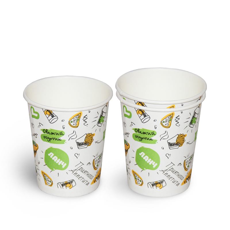 товар Бумажный стаканчик с рисунком FOODкорт 250 мл STB042fk