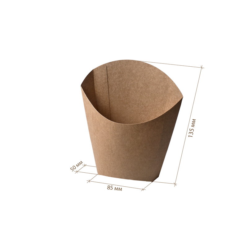 товар Упаковка для картофеля фри, большая, крафт BK013Kr