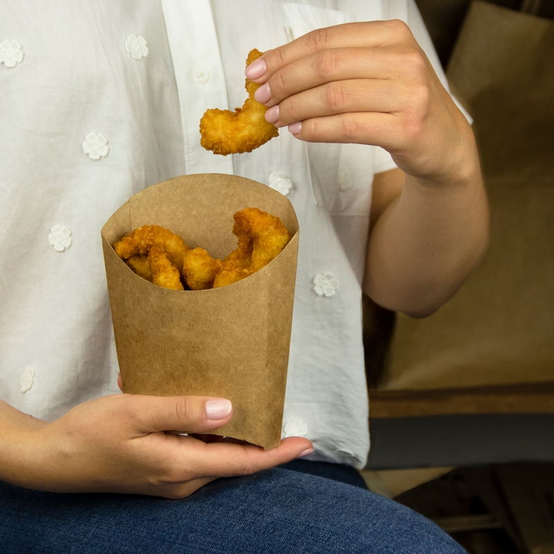 товар Упаковка для картофеля фри, большая, крафт BK013Kr