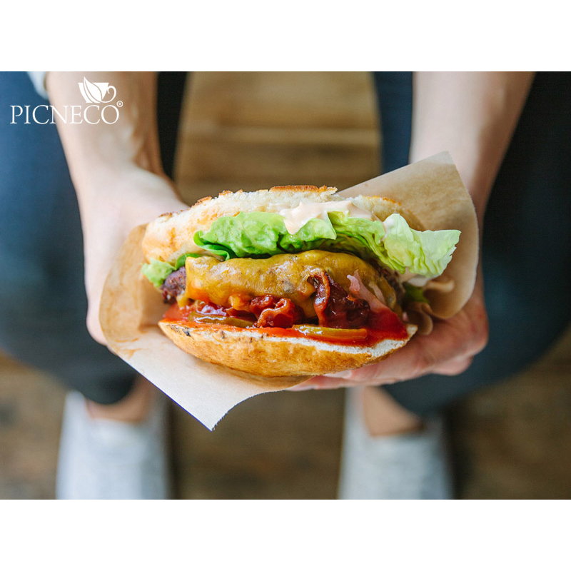 товар Бумажный крафт уголок для бургера, 175*175 мм UG017Kr