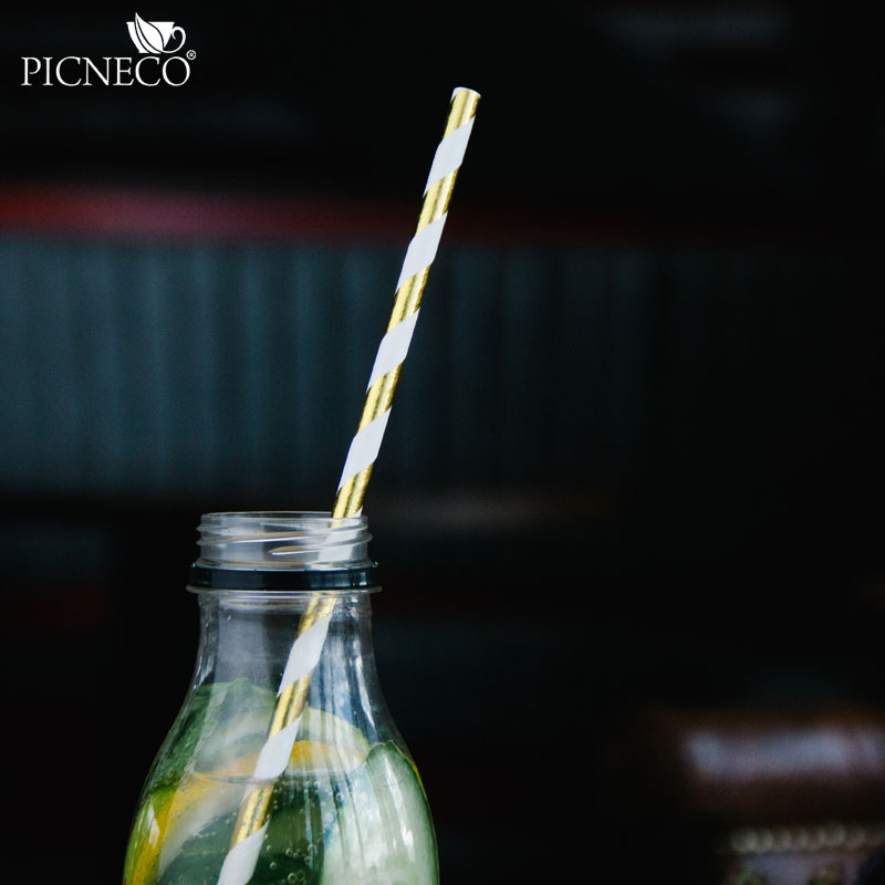 товар Бумажные трубочки "Золотая вечеринка" 195*6 мм, 25 шт TB039