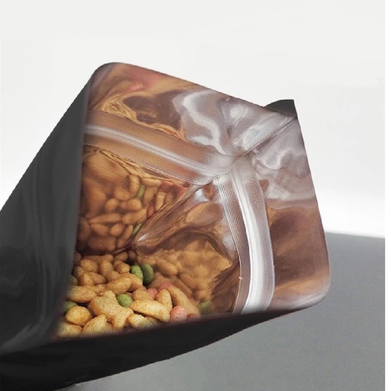 товар Дой-пак металлизированный пакет 120*210 мм, черный матовый, зип-лок замок ZIP1254