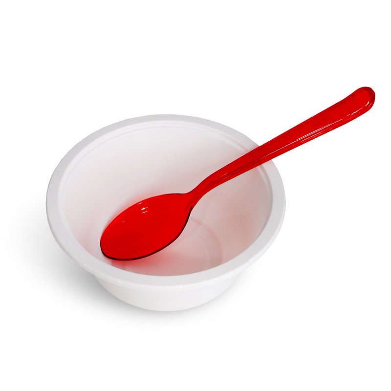 товар Пластиковая одноразовая красная ложка ПРЕМИУМ, 180 мм SPP201R