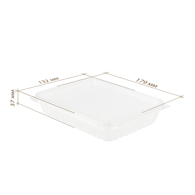 товар Контейнер универсальный PP, прозрачный, 179*132*37 мм, 500 мл, серия К-179 V4-0010