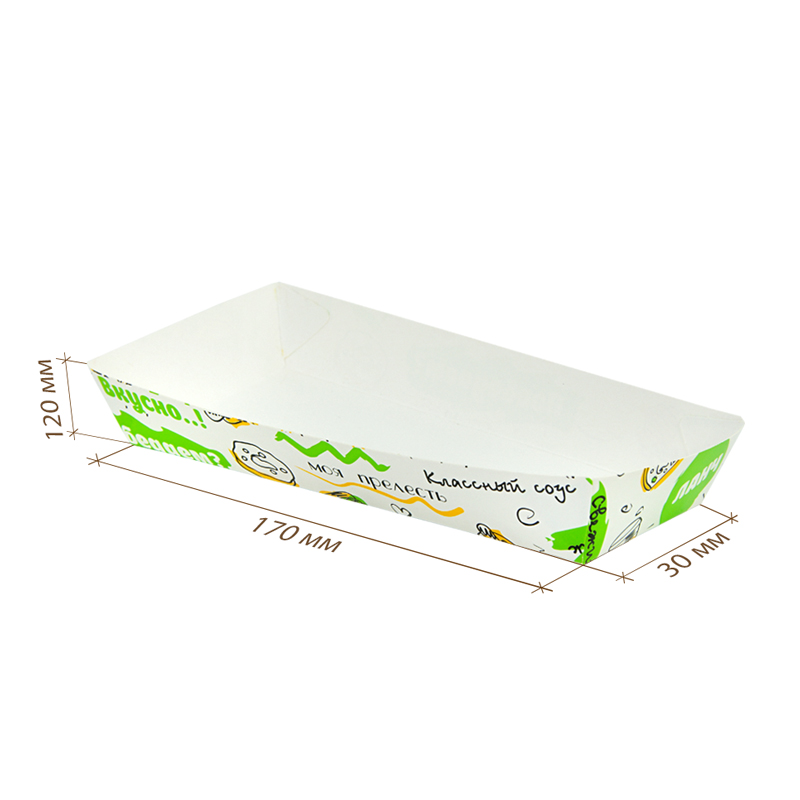 товар Лоток для фастфуда, 170*120*30 мм, FOODкорт BK357