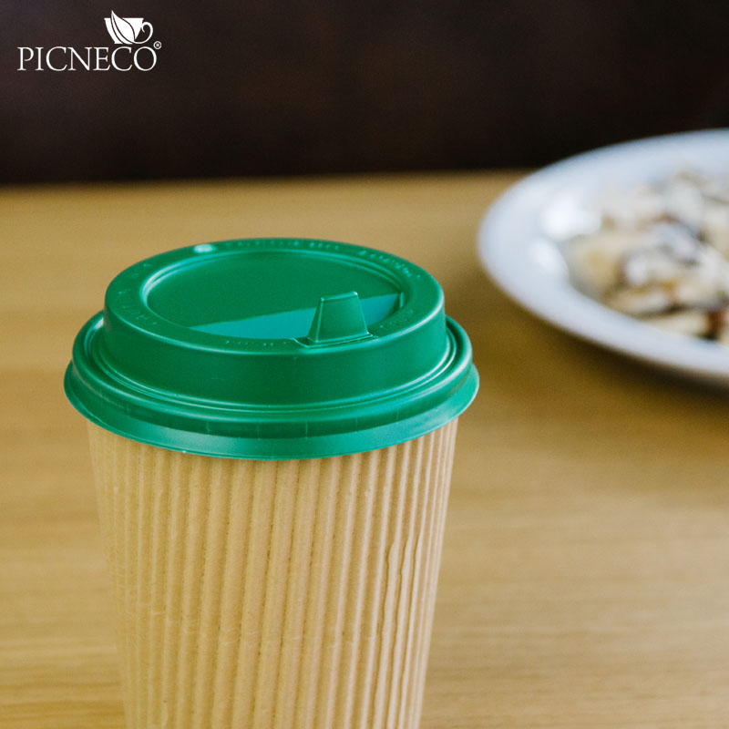 товар Крышка для бумажного стакана, 80 мм, зеленая KRZ180