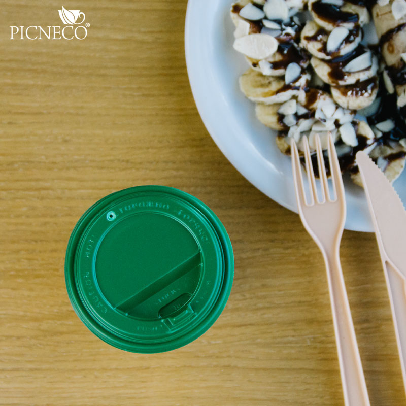 товар Крышка для бумажного стакана, 80 мм, зеленая KRZ180