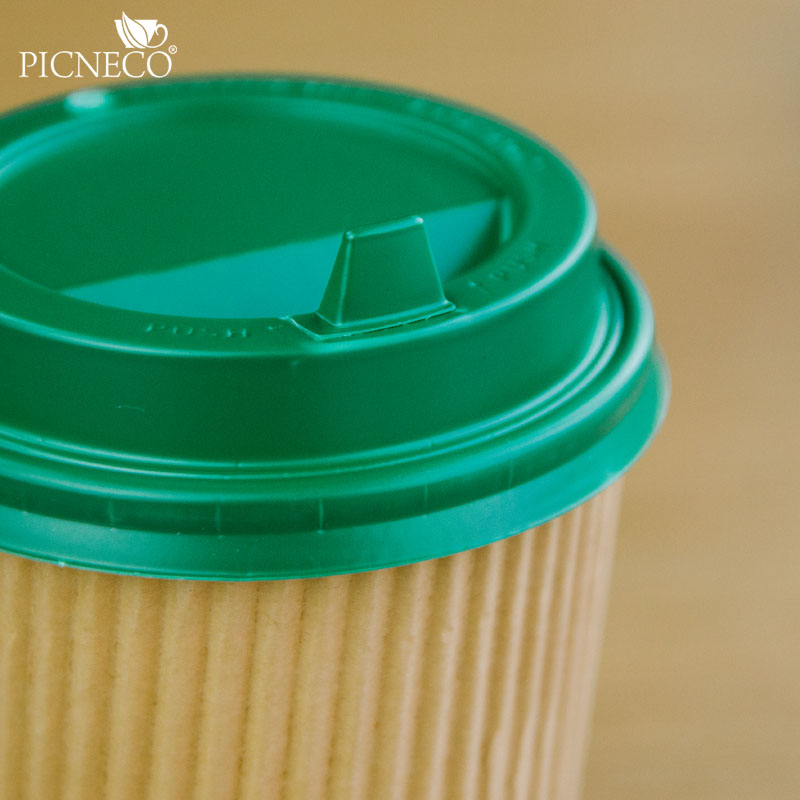 товар Крышка для бумажного стакана, 80 мм, зеленая KRZ180