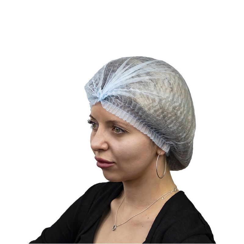 товар Шапочка одноразовая "Шарлотта", спанбонд, голубая V8-0038