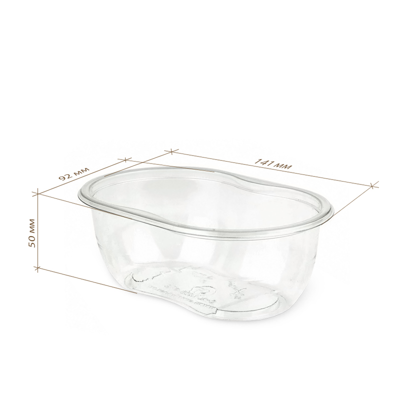 товар Контейнер восьмерка ПЭТ, прозрачный, 141*92*50 мм, 375 мл, серия Сп-1409 V4-0020