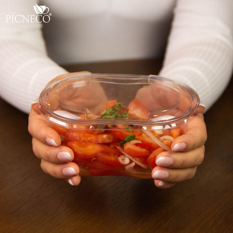 товар Контейнер восьмерка ПЭТ, прозрачный, 141*92*50 мм, 375 мл, серия Сп-1409 V4-0020