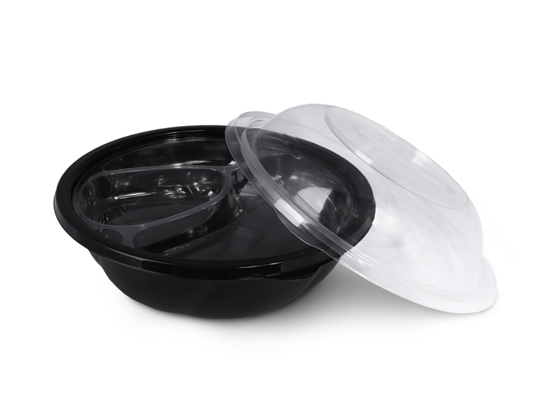 товар Контейнер круглый ПЭТ, черный, 194*65 мм, 1000 мл, серия Сп-190 PK190100C