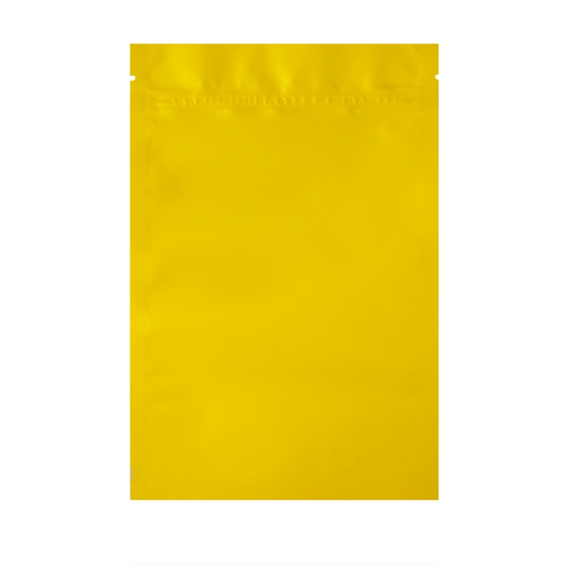 товар Дой-пак металлизированный пакет 105*150 мм, желтый матовый, зип-лок замок ZIP1426