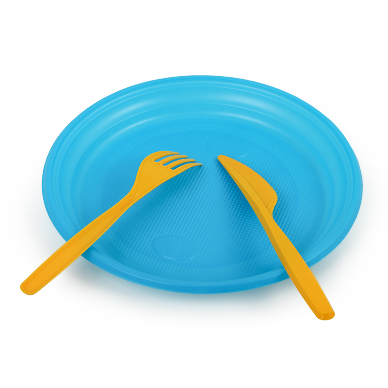 товар Тарелка пластиковая 205 мм, синяя TLP205S