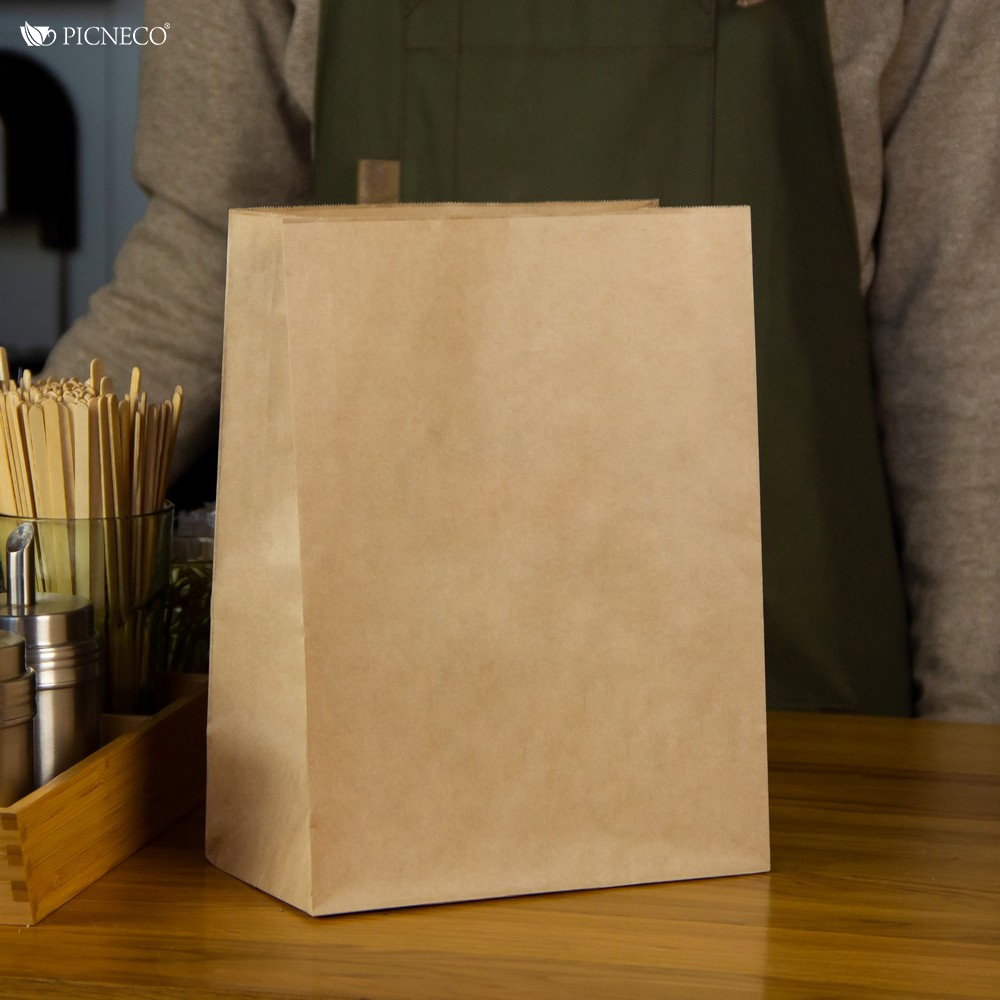 товар Крафт пакет с прямоугольным дном, 220*120*290 мм, 70 г/м KPD022