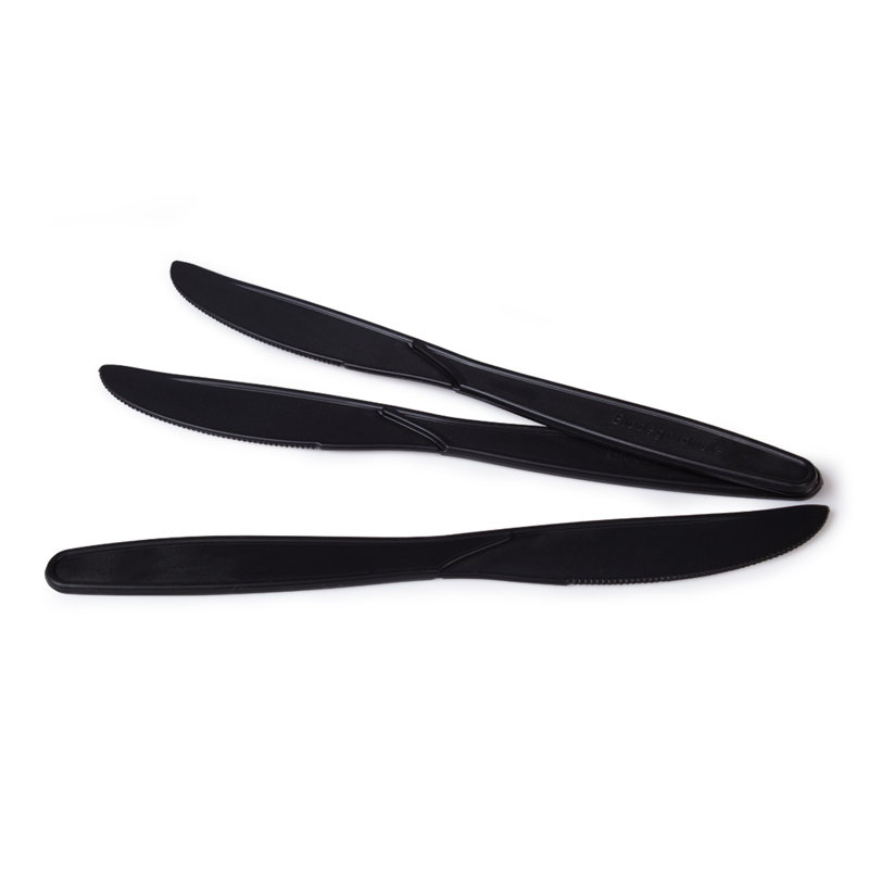 товар Нож из кукурузного крахмала, 186 мм, черный SP003C