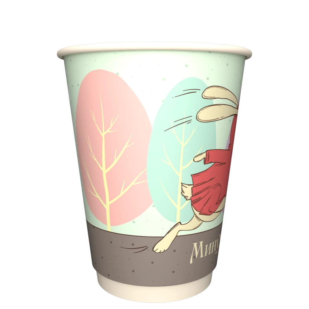 товар Стакан Кролик, двухслойный, 350 мл (макс. 400 мл) STG335RSt