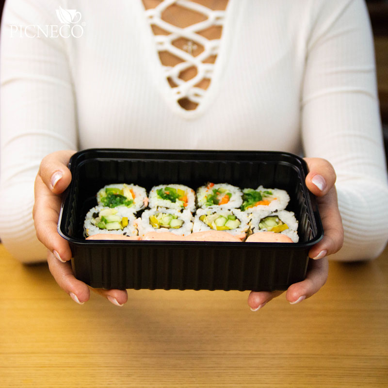 товар Контейнер универсальный PP, черный, 179*132*46 мм, 750 мл, серия К-179 V4-0013