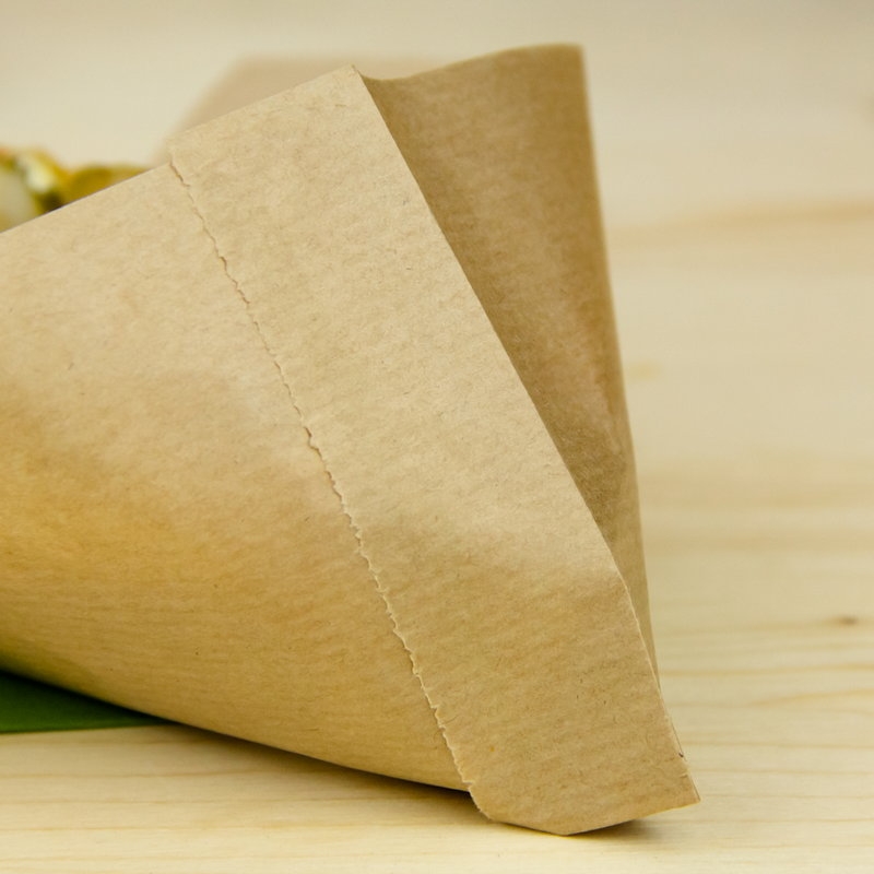 товар Бумажный уголок для бургера крафт 90*30*185 мм БУН V2-1008