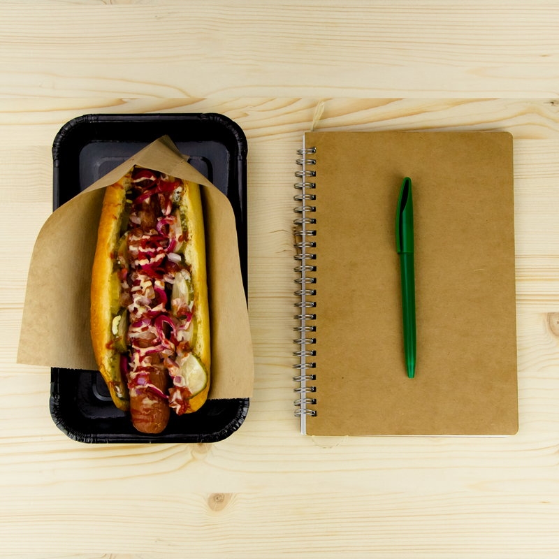 товар Бумажный уголок для бургера крафт 90*30*185 мм БУН V2-1008