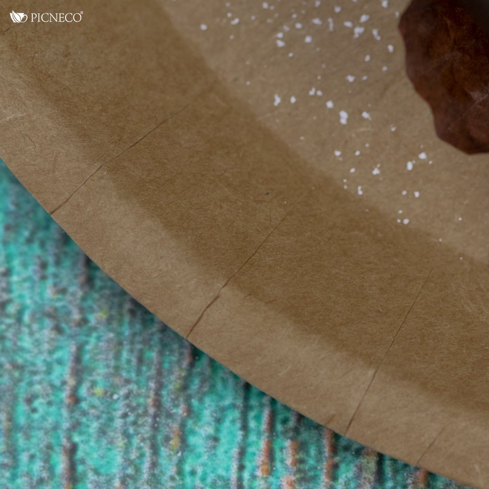 товар Одноразовая бумажная тарелка крафт 180 мм BP018kr