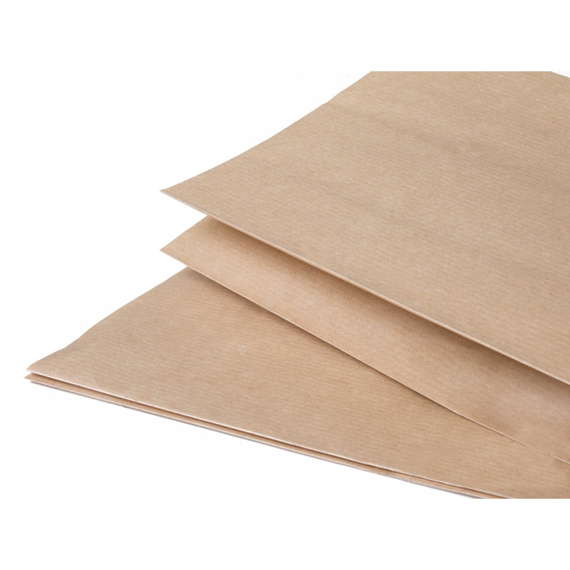 товар Бумажный крафт пакет с плоским дном, ламинированный, 140*70*250 мм KLL114