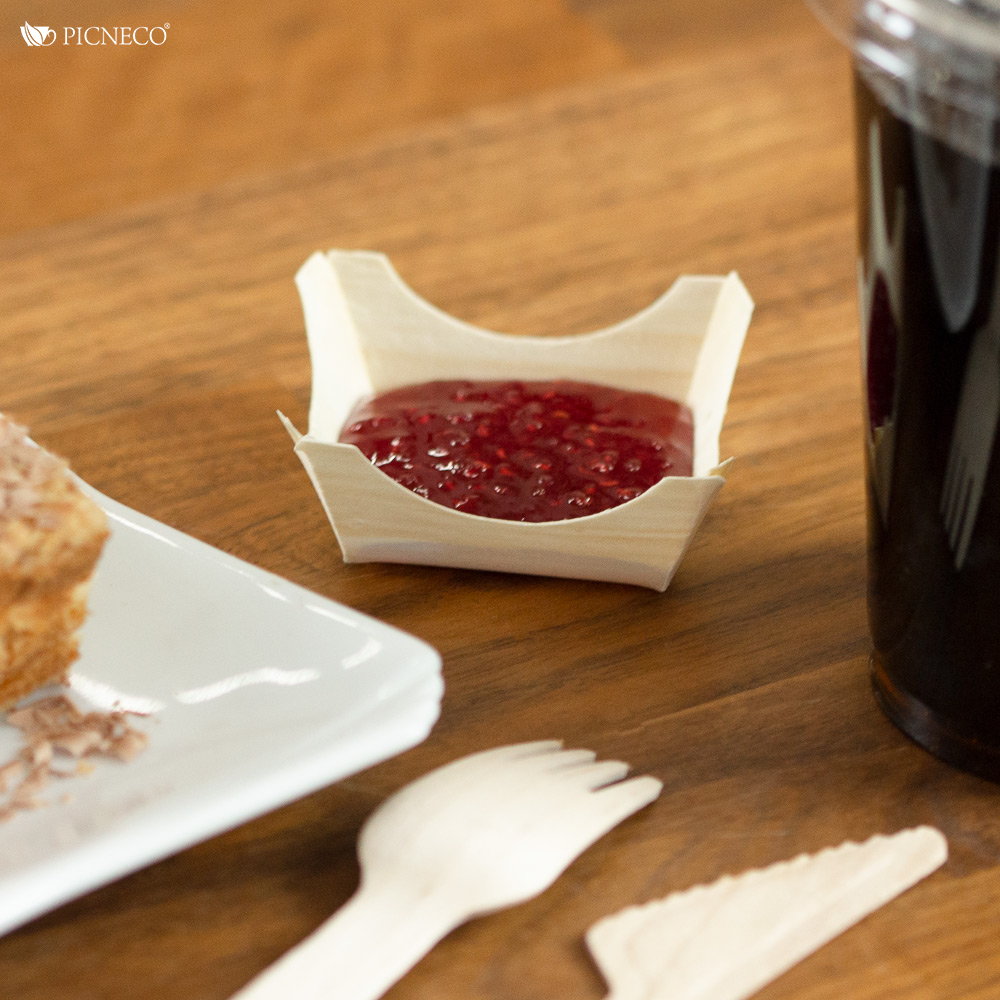 товар Деревянный лоток из шпона 60*60*25 мм DP202